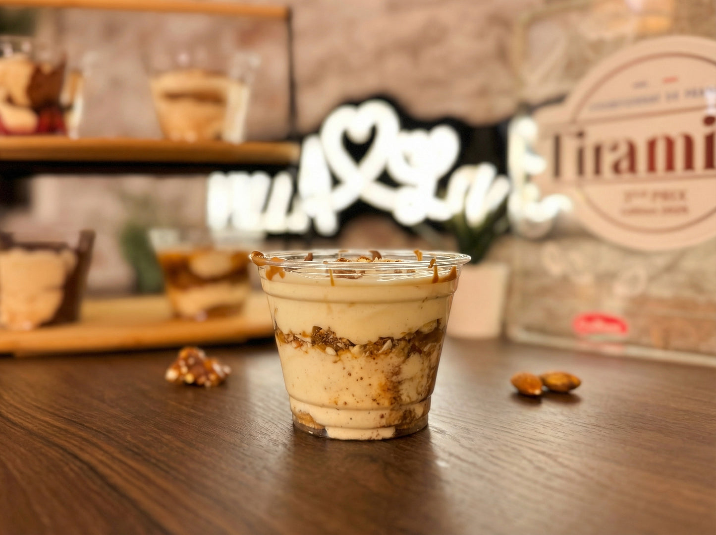 Tiramisu Amanddes caramélisées & Praliné M
